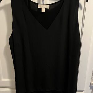 MICHAEL Michael Kors Black Sleeveless Blouse